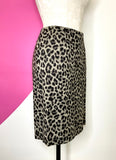 CABI JUNGLE PONTE LEOPARD SKIRT - 6 & 8