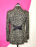 CABI JUNGLE JACKET PONTE LEOPARD BLAZER - 4