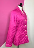 LILLY PULITZER QUILTED BUTTON JACKET - S